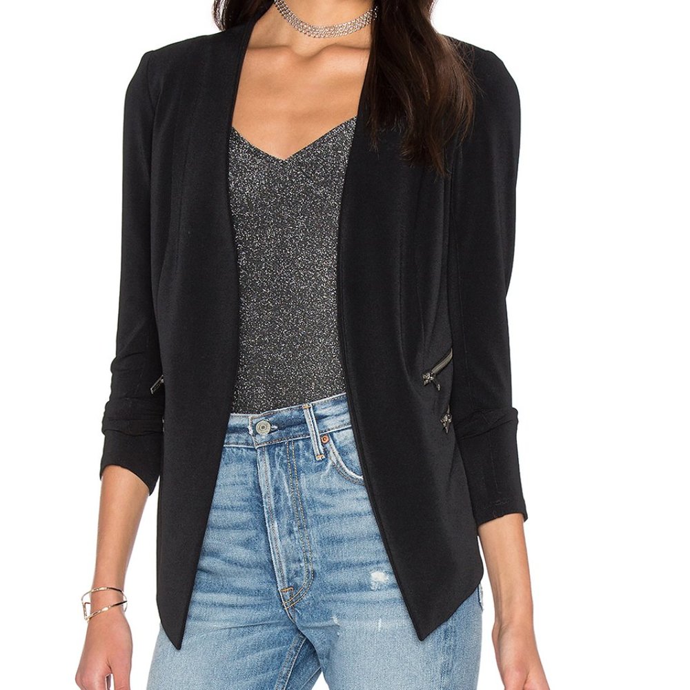 BCBGeneration Open Front Blazer Black S